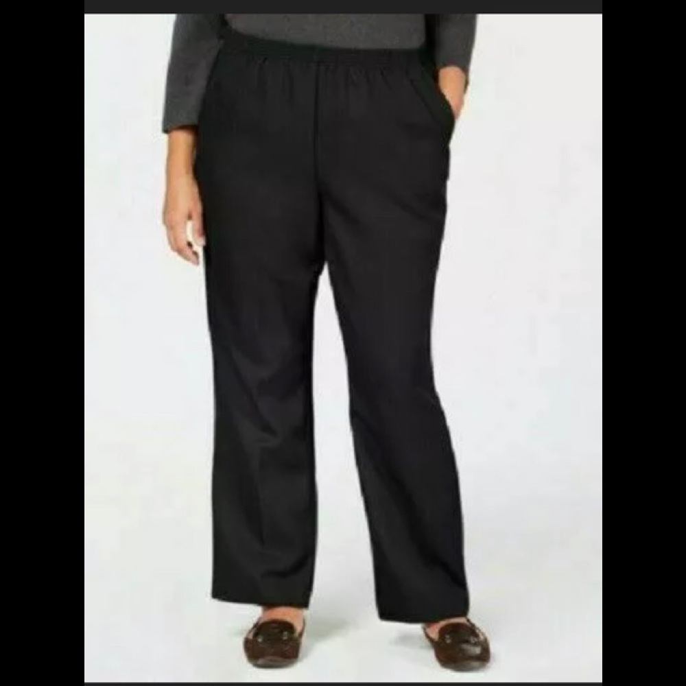 Karen Scott Classic Plus Pull Pants Mid Rise Short